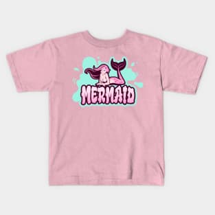 Mermaid Splash Kids T-Shirt